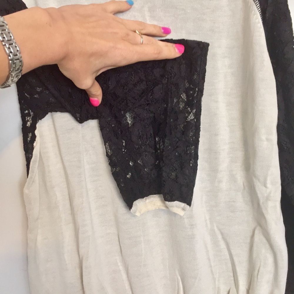 ✨Diane Von Furstenburg lace sweater✨ - Picture 5 of 8